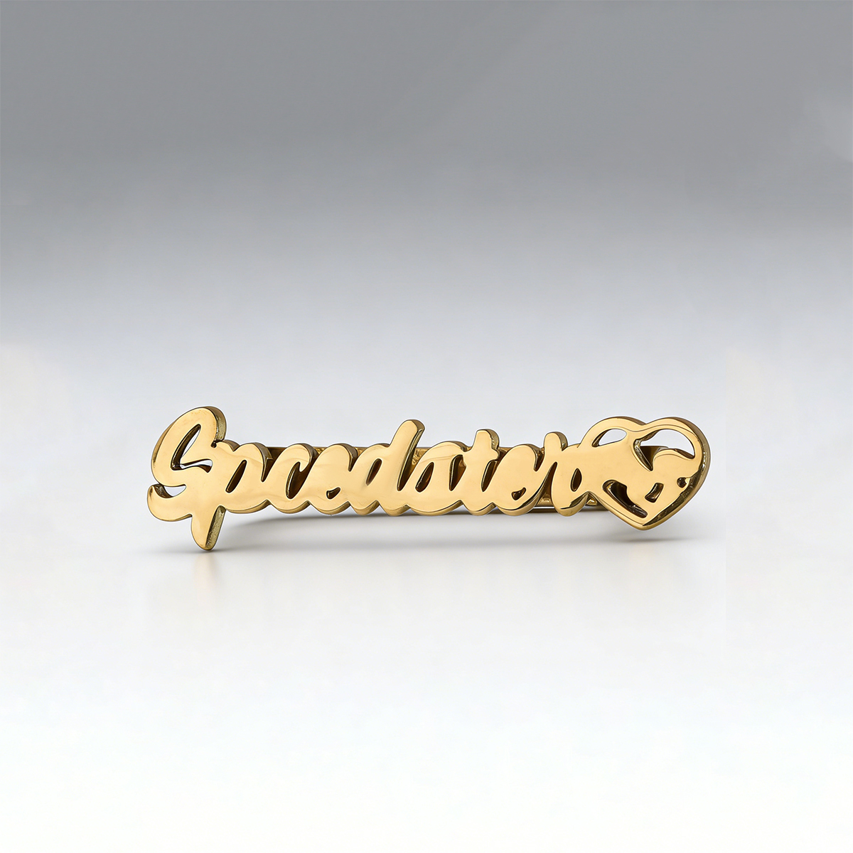 Smartwatch Watch Accessories - Gold Stainless Steel Custom Letter Watch