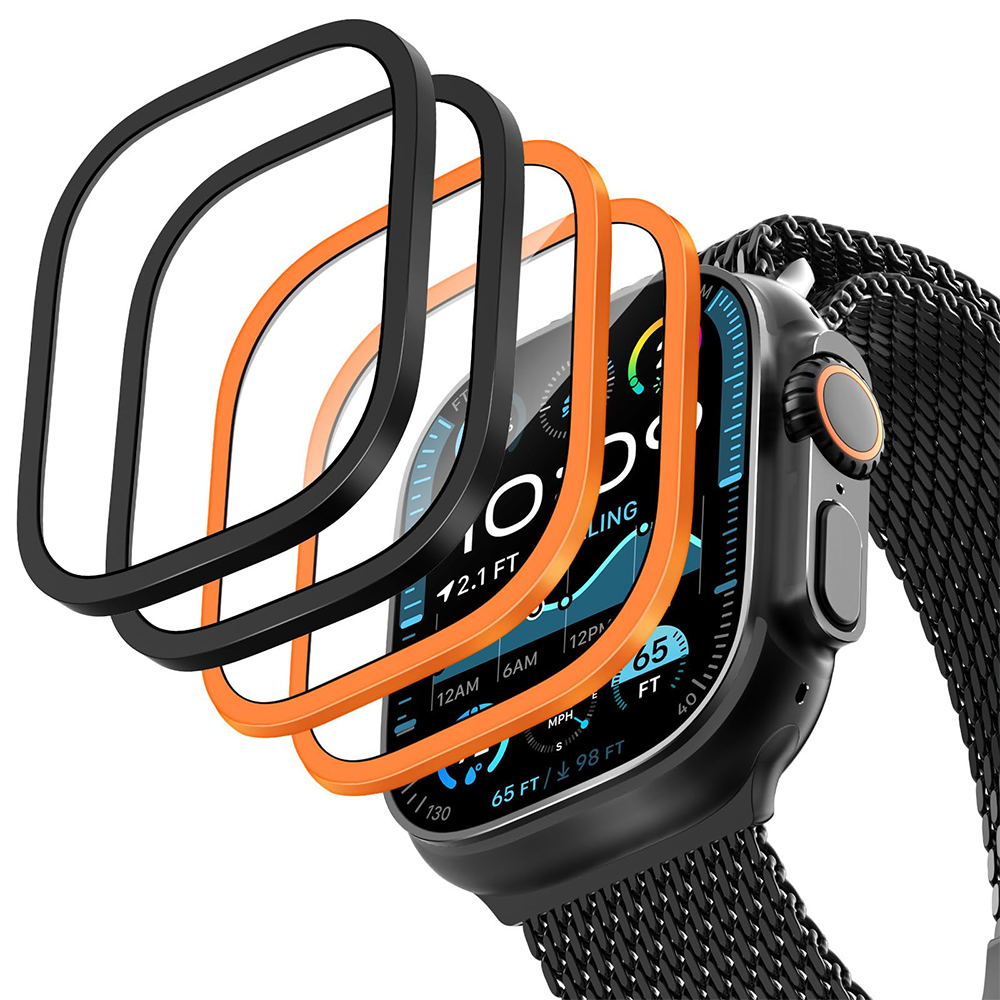 Apple Smartwatch Accessories - 2PCS Titanium Metal Frame for Apple