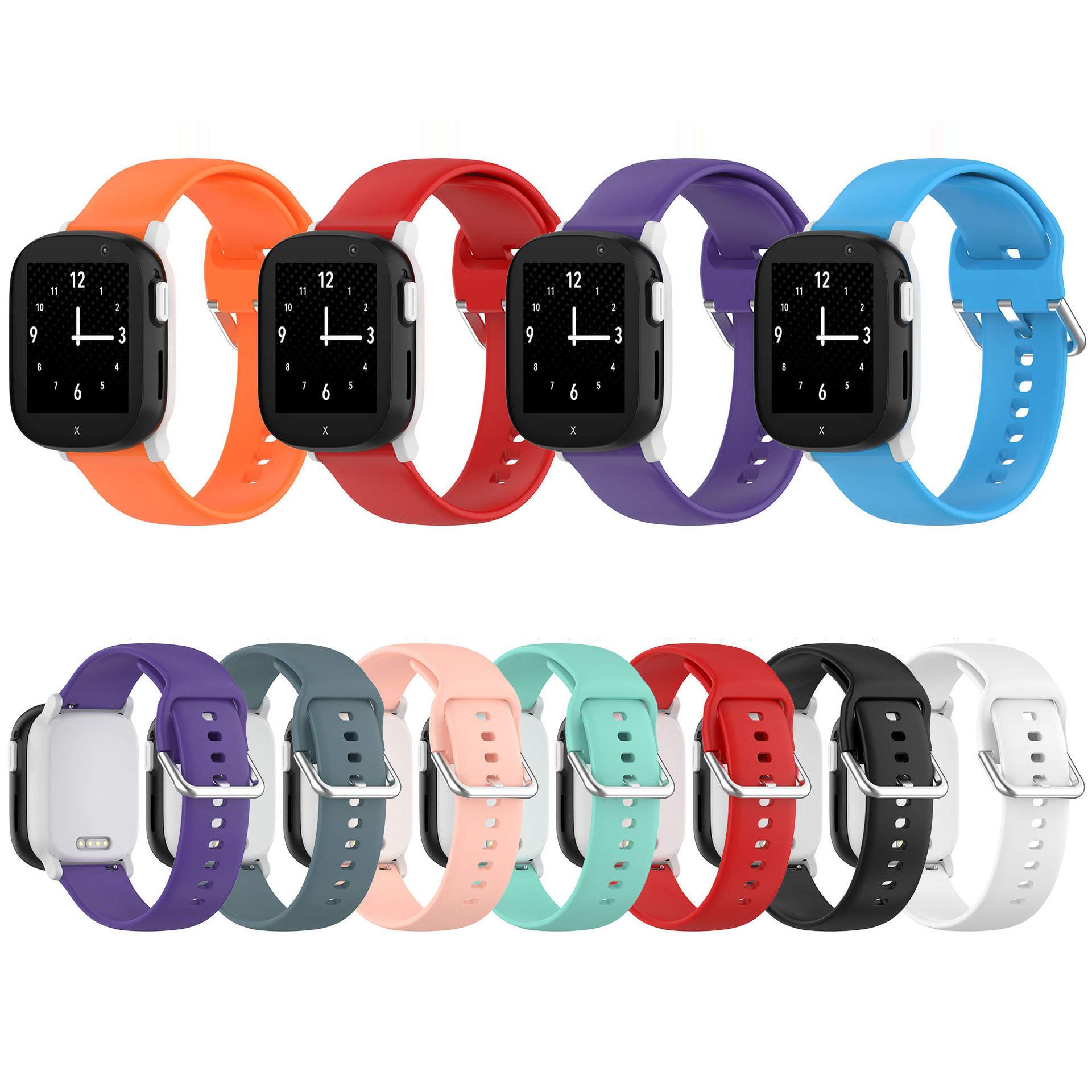 Sport Loop Strap - 20mm Silicone Child Smartwatch Wrist Band