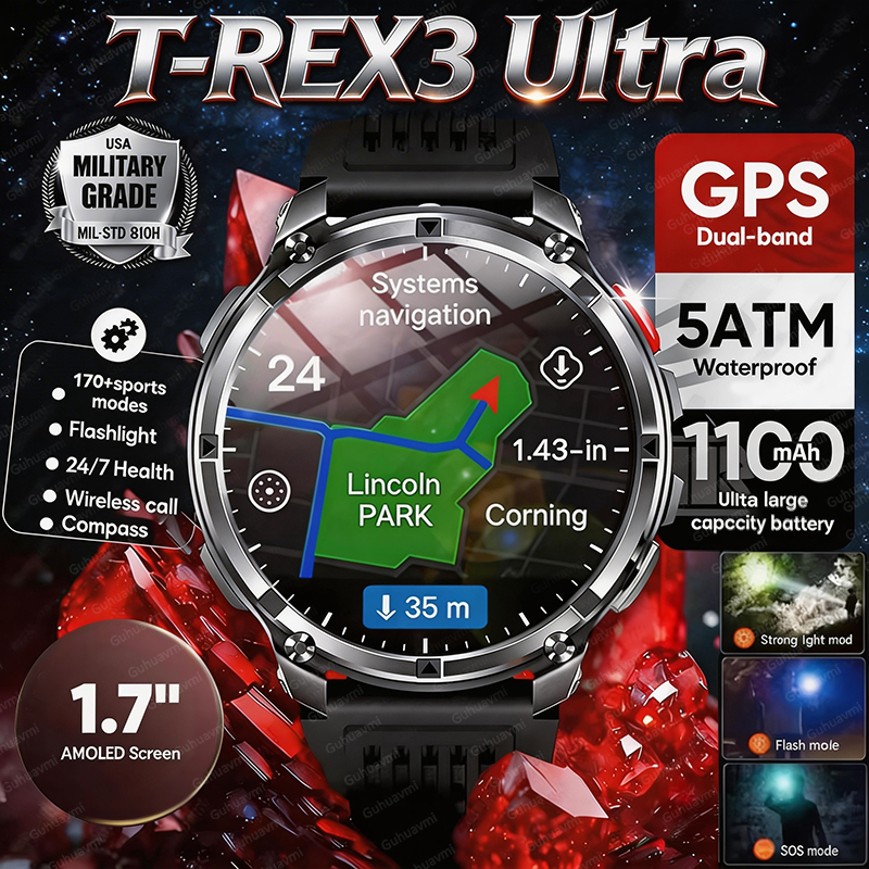 Smartwatch Touch - New 1100mAh Ultra Big Battery Smart