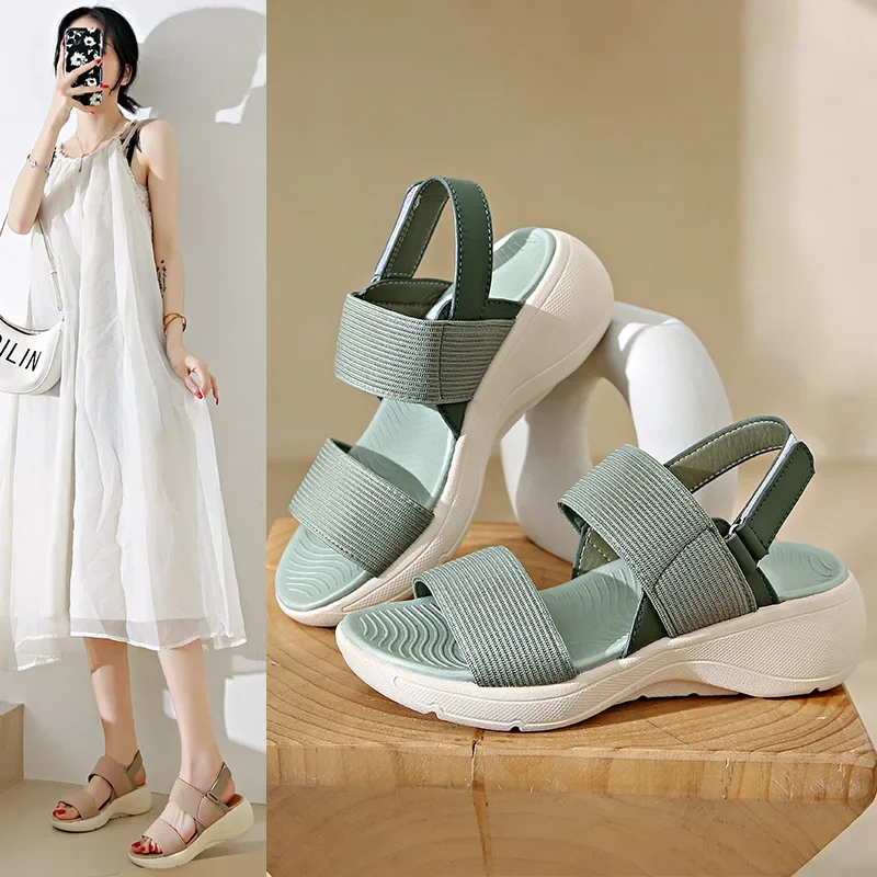 Sport Loop Strap - Women's Platform Sport Sandals Summer 2025