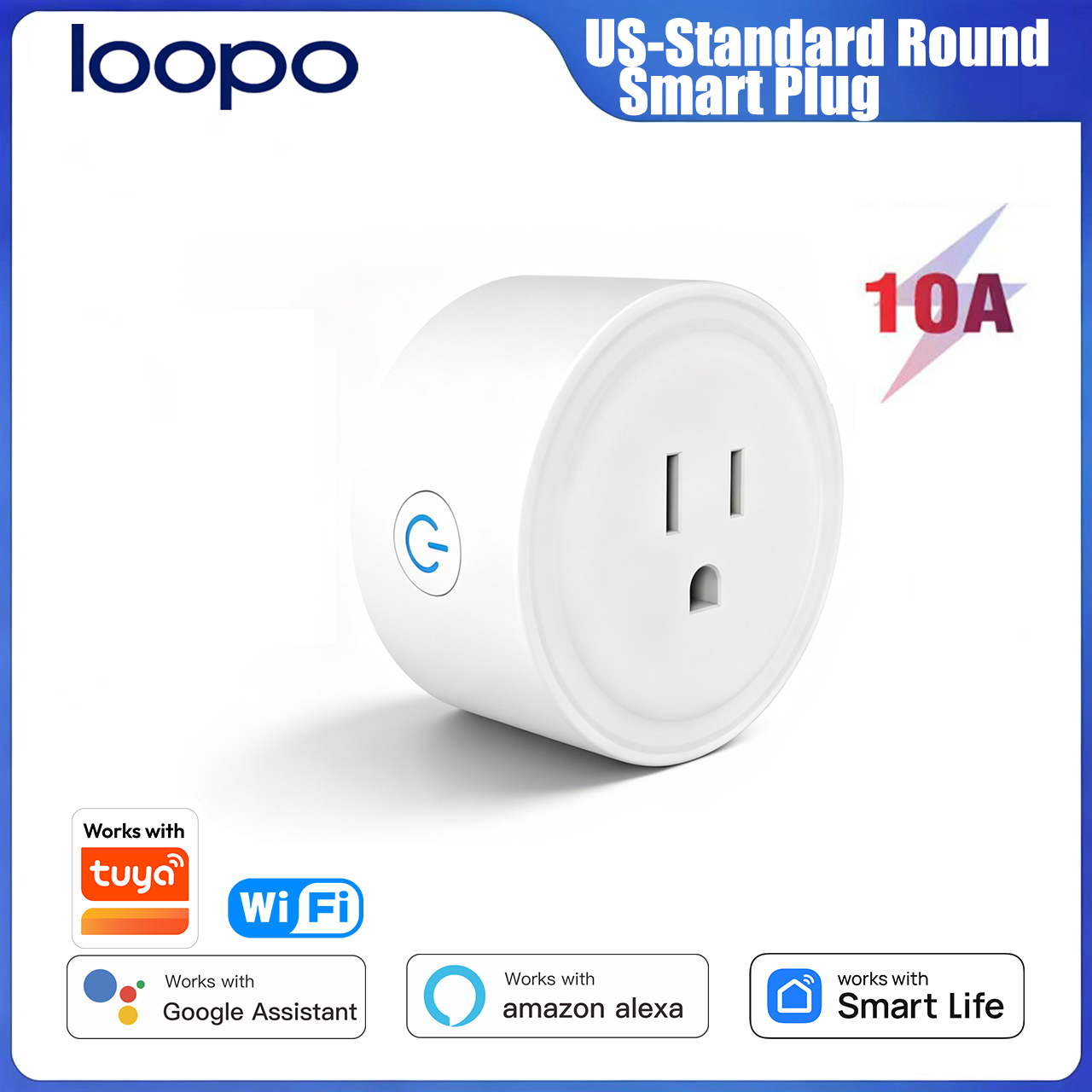 Tuya WiFi US Round 10A Smart P - đánh giá và giá Smart Accessories