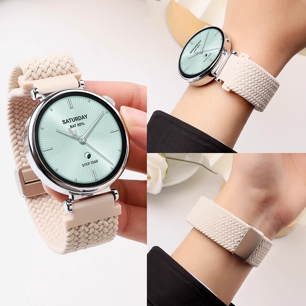 18mm Braided Magnetic Buckle S - đánh giá và giá Xiaomi Smartwatch S4 Accessories