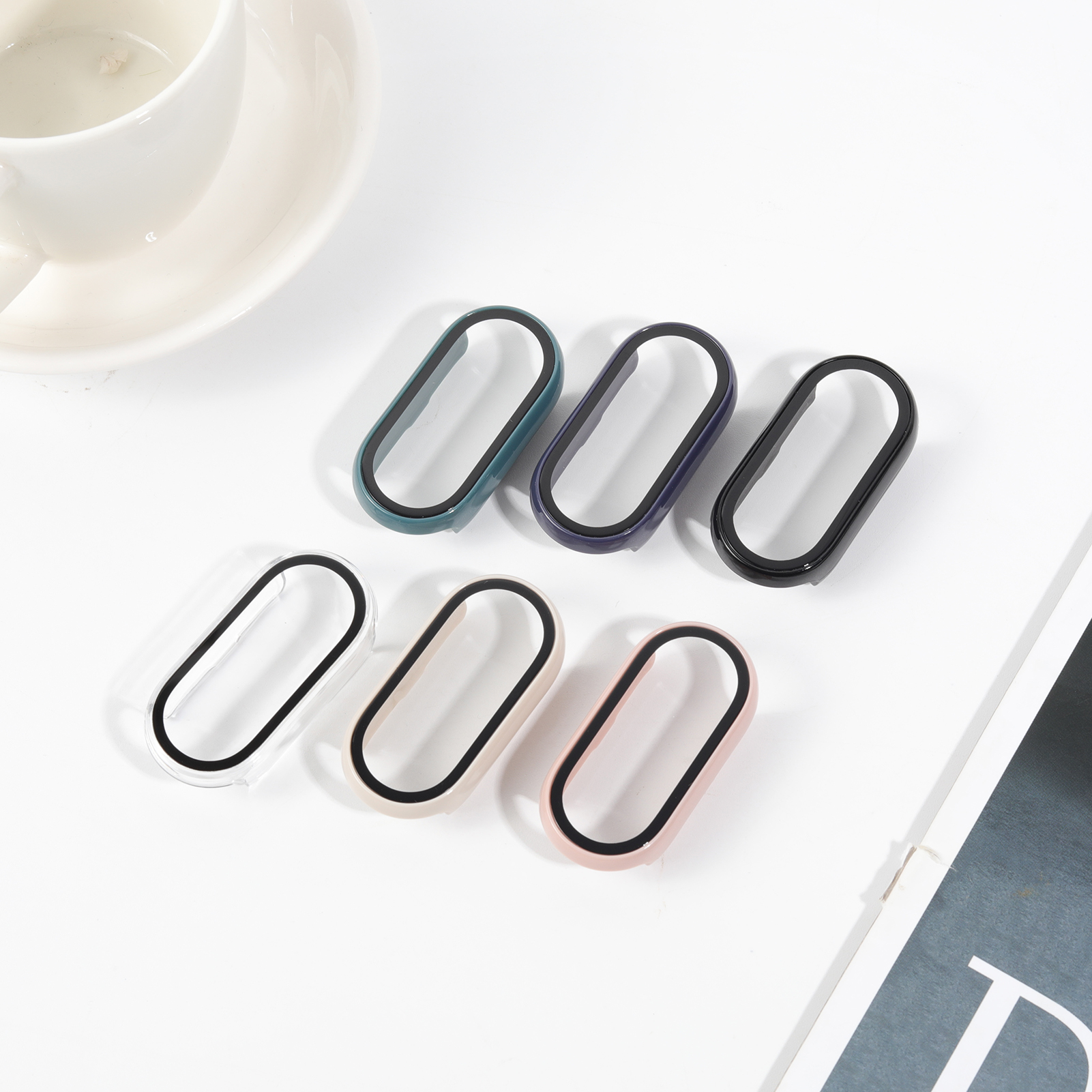 Tempered Glass+PC Case For Xia - đánh giá và giá Xiaomi Smartwatch Accessories