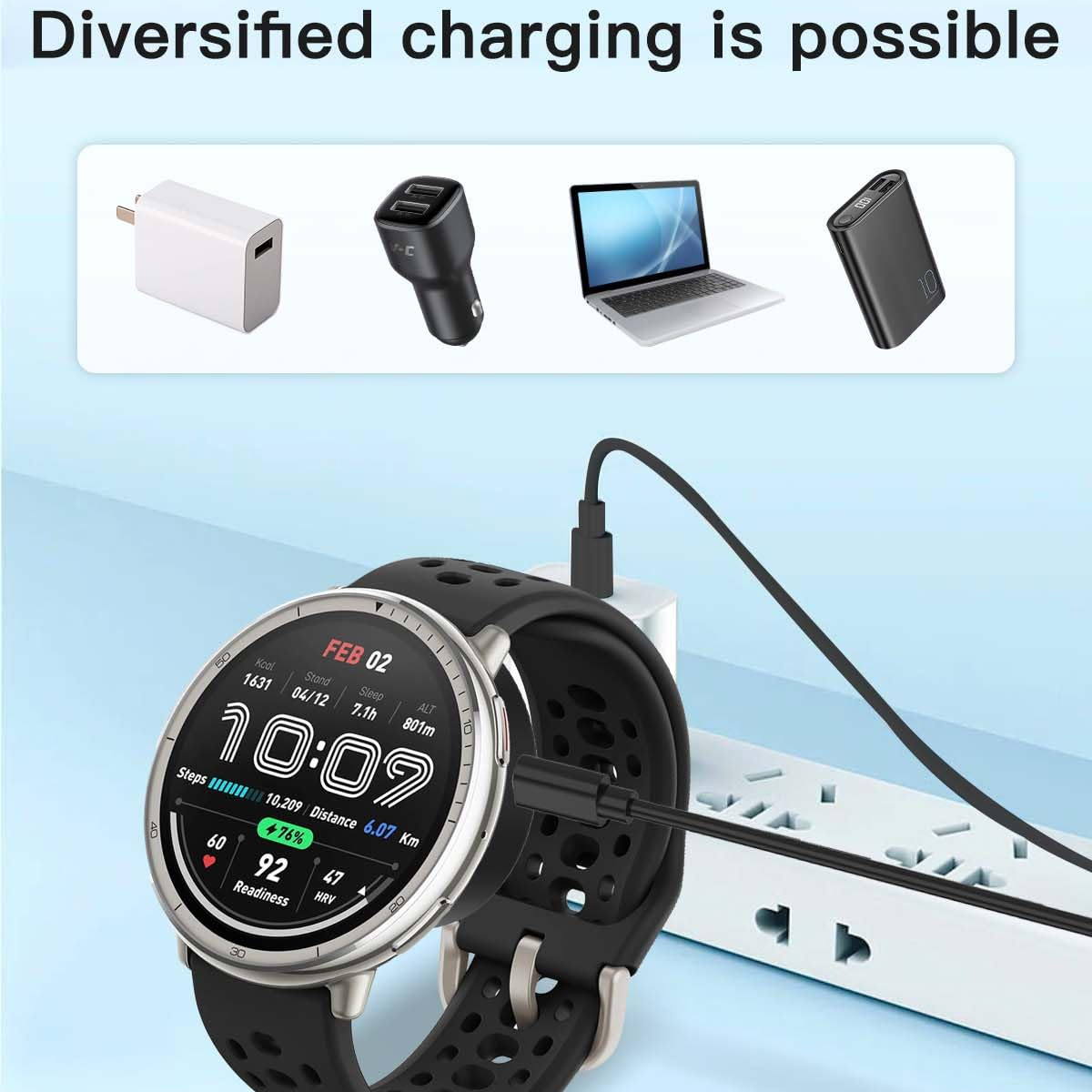Charging base For Amazfit Acti - đánh giá và giá Amazfit Smartwatch Accessories