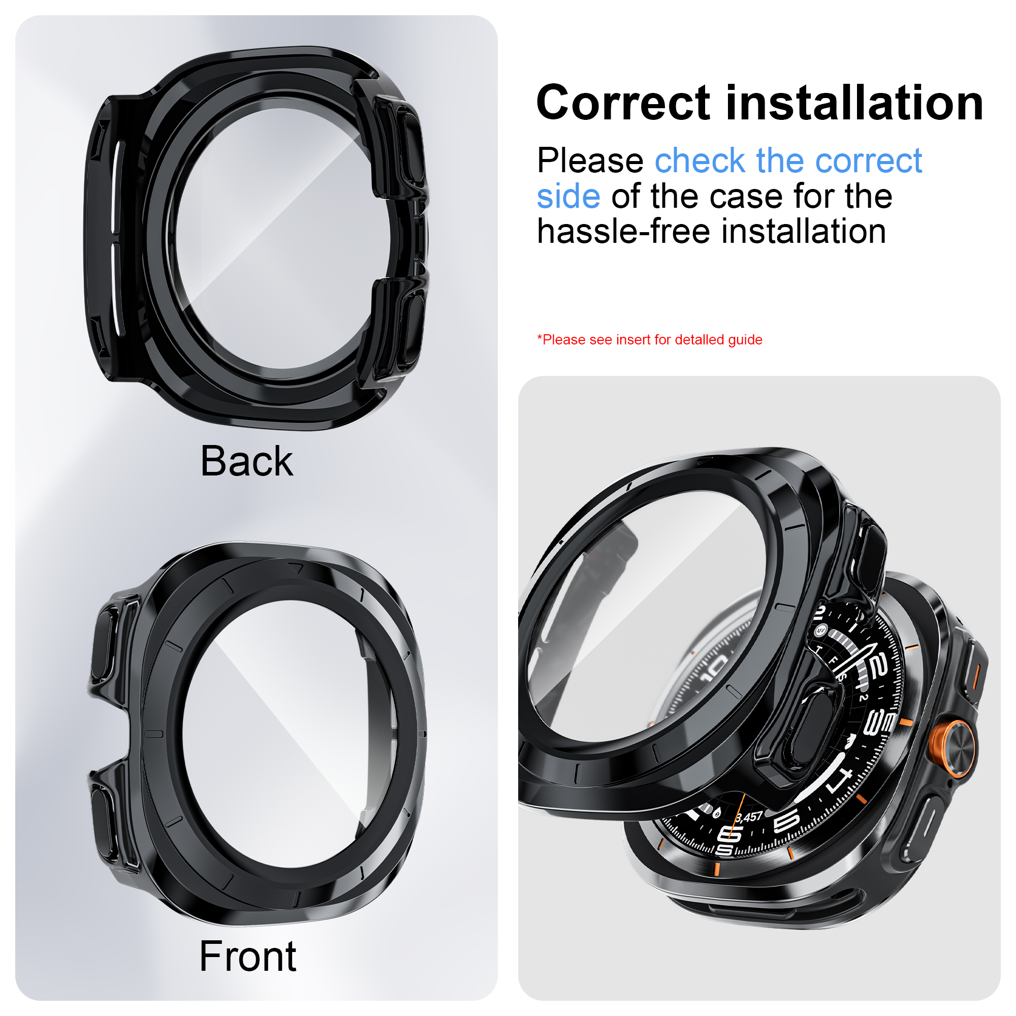 Case for Samsung Galaxy Watch  - đánh giá và giá Samsung Smartwatch Accessories