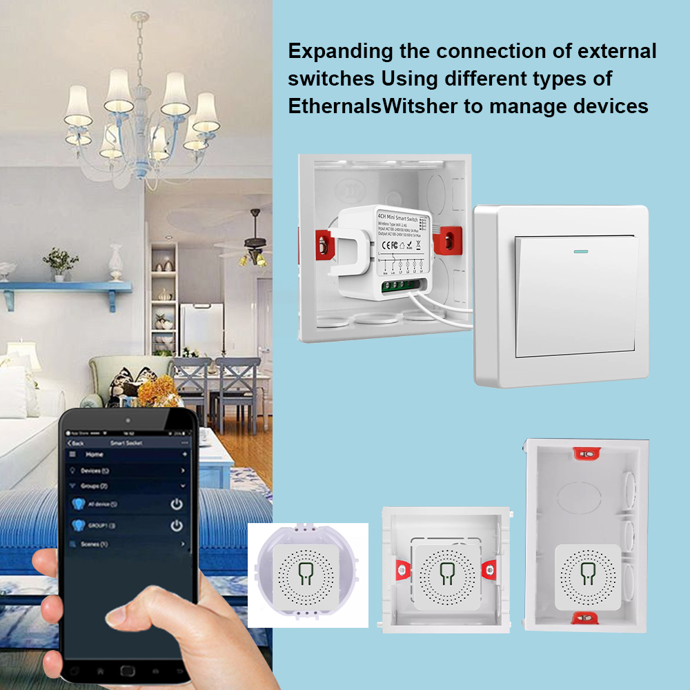 Tuya WiFi Smart Switch 1/2/3/4 - đánh giá và giá Smart Accessories
