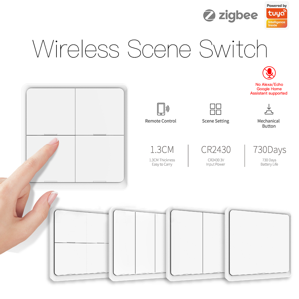 MOES ZigBee Wireless 12 Scene  - đánh giá và giá Smart Accessories