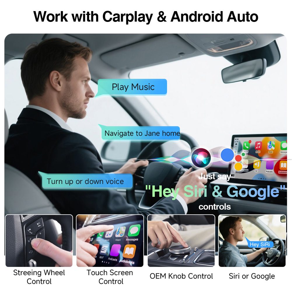 2-in-1 Wireless CarPlay & Andr - đánh giá và giá Smartwatch Universal
