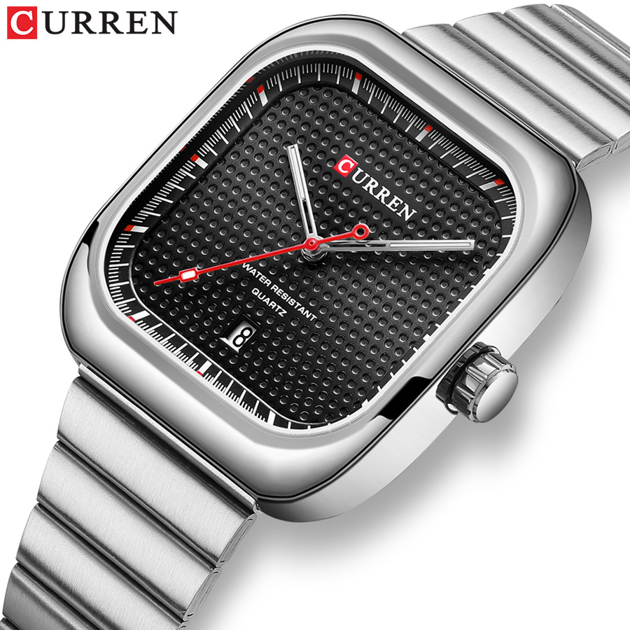 CURREN Fashion Square Men's Bu - đánh giá và giá Smartwatch Guess