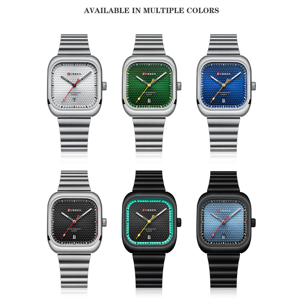 CURREN Fashion Square Men's Bu - đánh giá và giá Smartwatch Guess