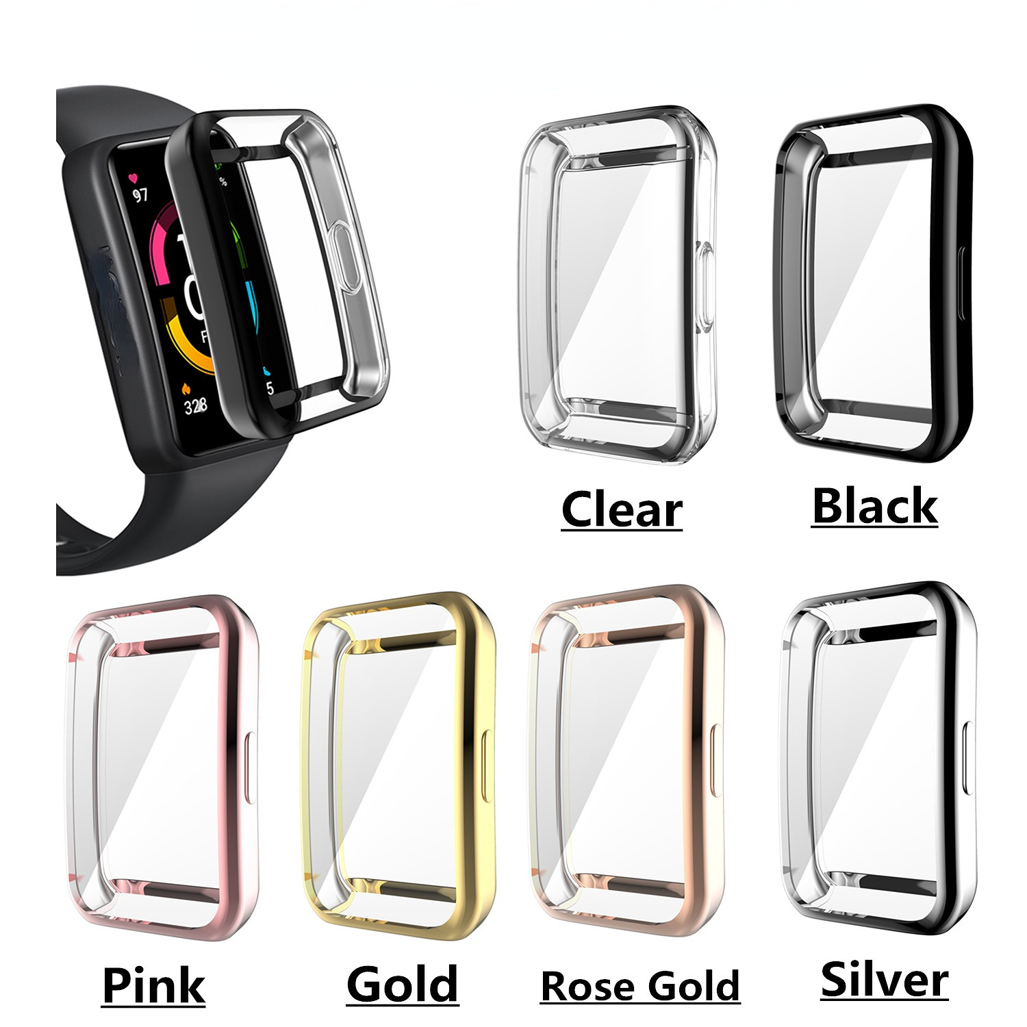 Soft Silicone Strap for Huawei - đánh giá và giá Silicone Band Replacement