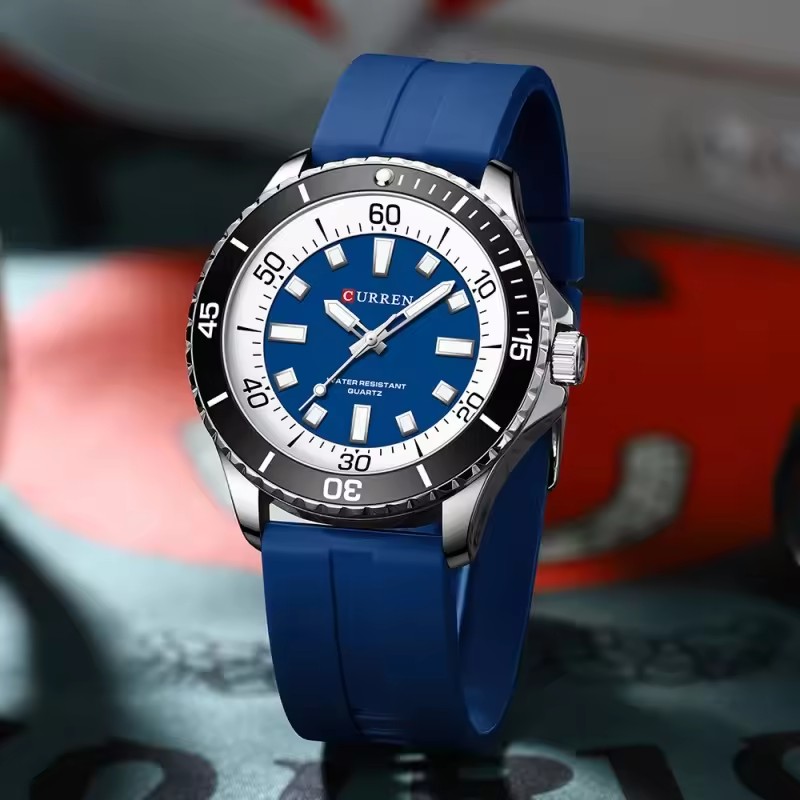 CURREN 8448 Men's Fashion Quar - đánh giá và giá Smartwatch Guess