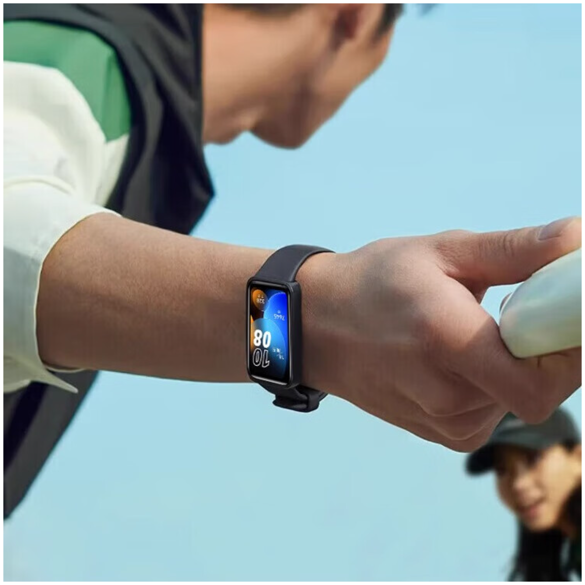 Silicone case For Huawei band  - đánh giá và giá Sport Loop Strap