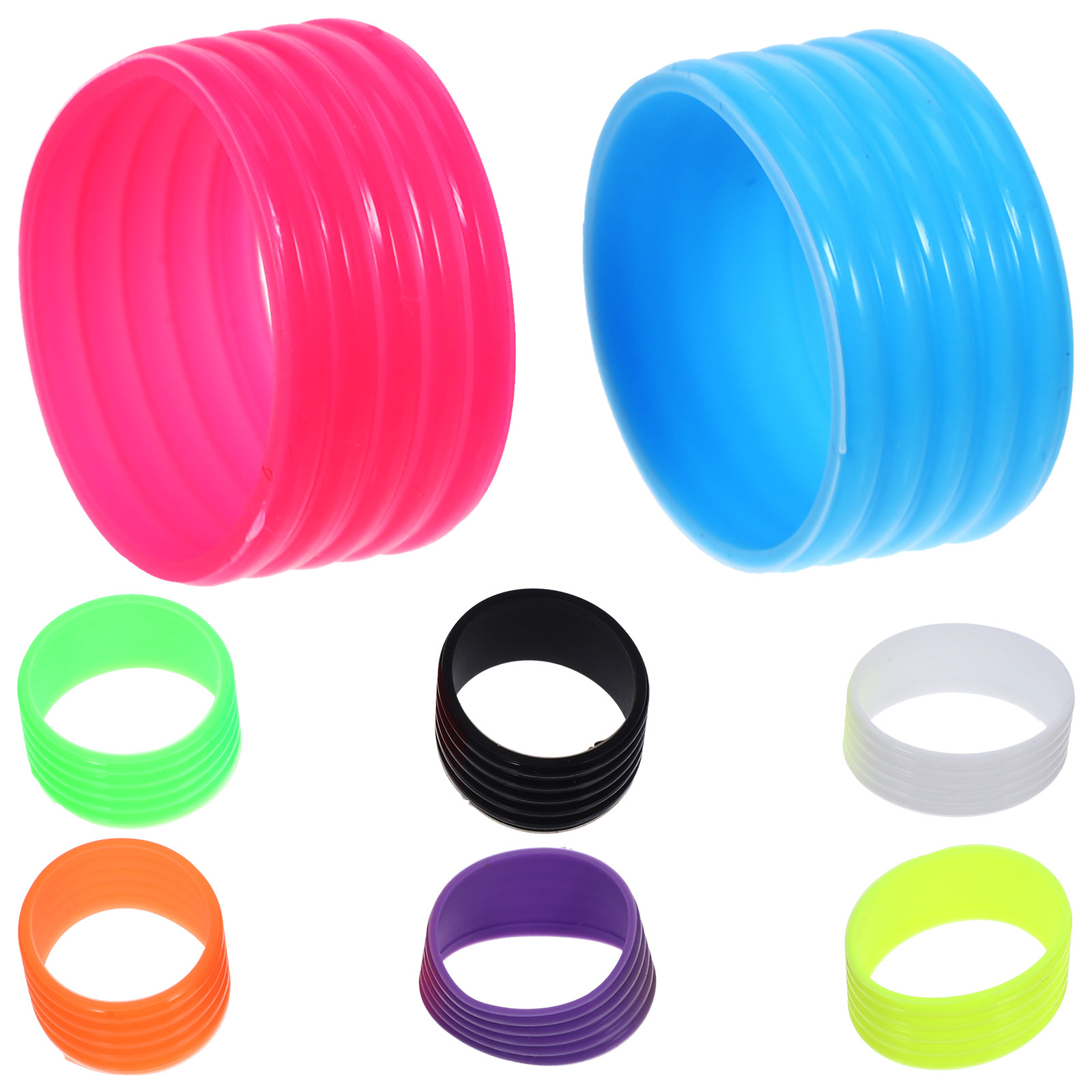 8Pcs Silicone Tennis Grip Ring - đánh giá và giá Silicone Band Replacement