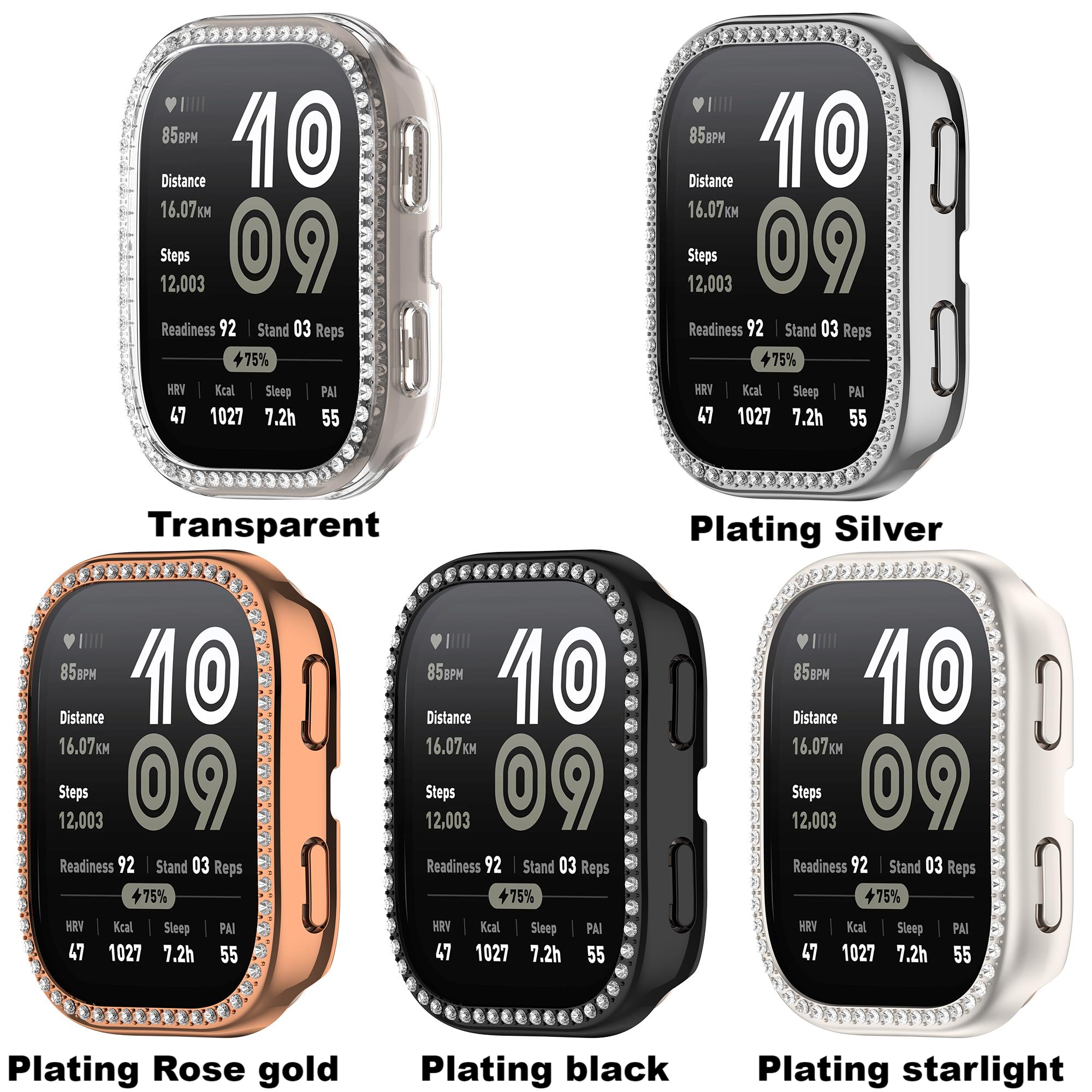 Single-row diamond case For Am - đánh giá và giá Amazfit Smartwatch Accessories