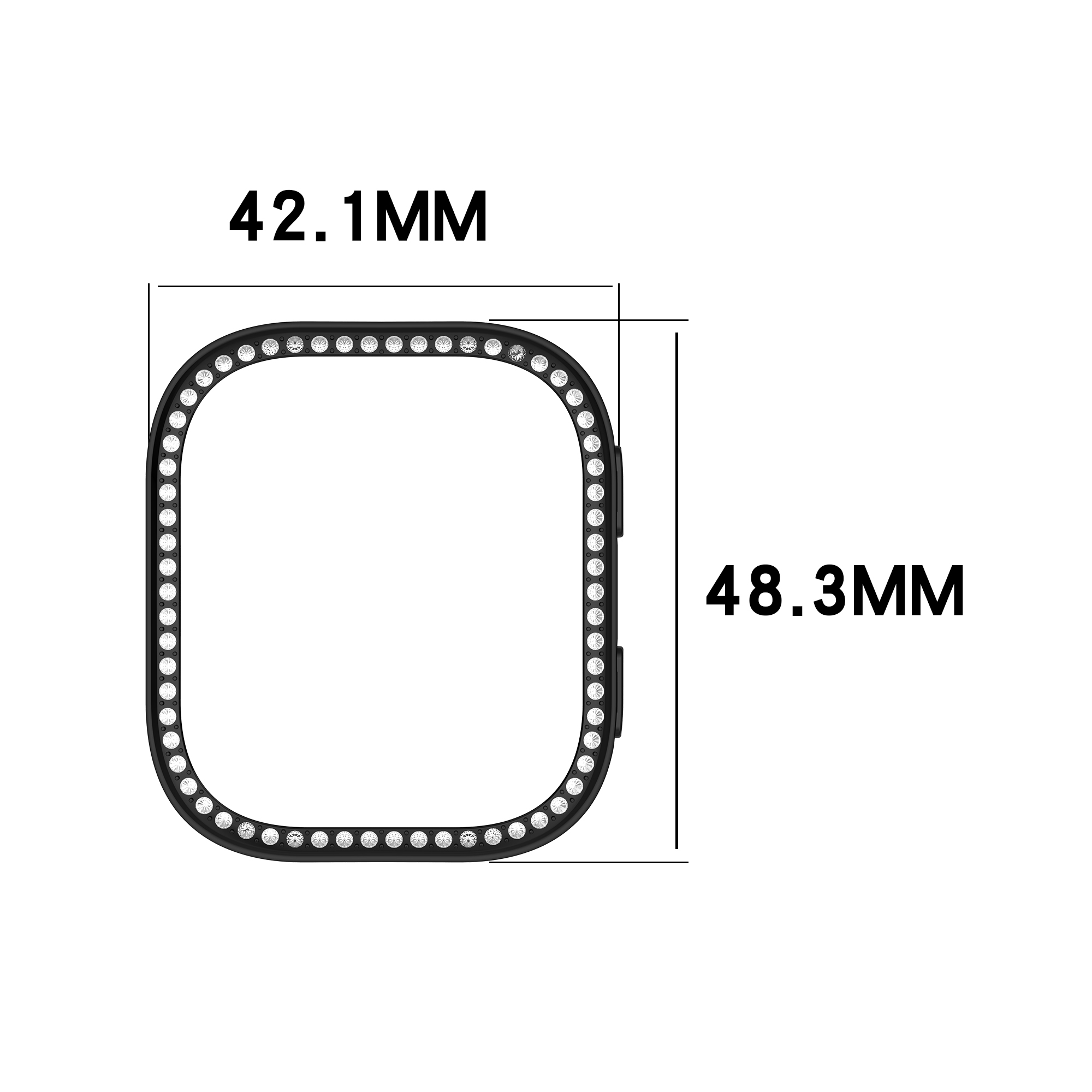 Single-row diamond case For Am - đánh giá và giá Amazfit Smartwatch Accessories