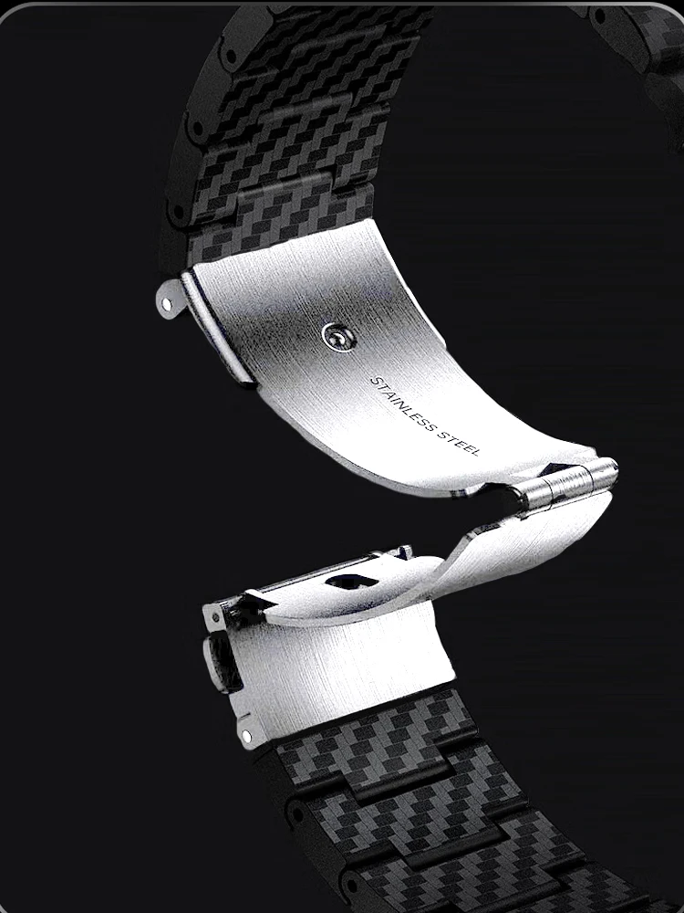 Carbon Fiber Strap For Xiaomi  - đánh giá và giá Xiaomi Smartwatch S4 Accessories