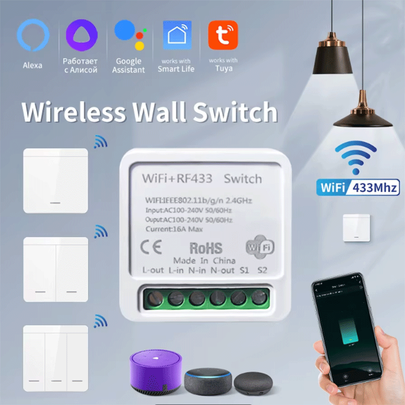 Tuya WiFi Smart Light Switch S - đánh giá và giá Smart Accessories