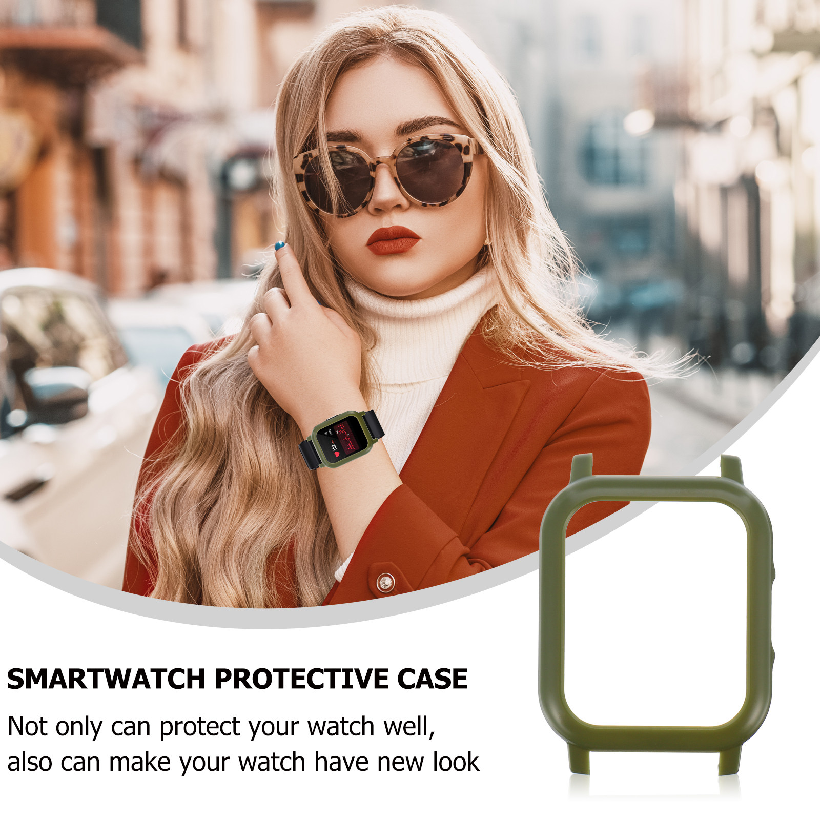 1Pcs Smartwatch Protective Cas - đánh giá và giá Smartwatch Watch Accessories