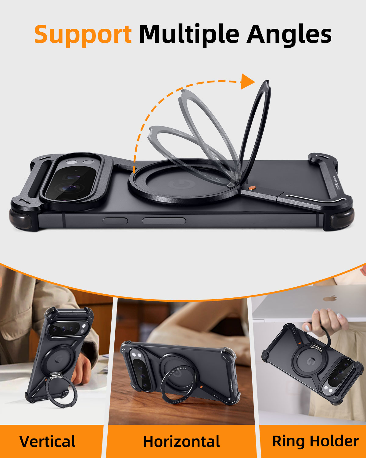 Oatsbasf Metal Phone Case for  - đánh giá và giá Magnetic Charging Stand