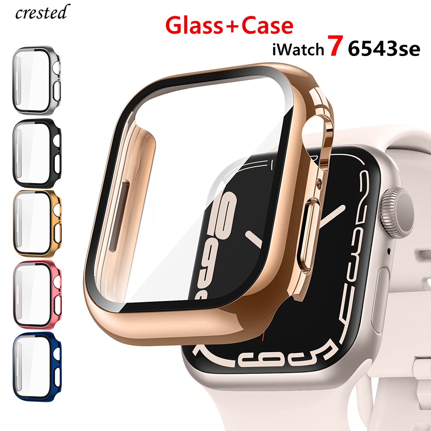 Glass+cover For Apple Watch Ca - đánh giá và giá Apple Smartwatch Accessories