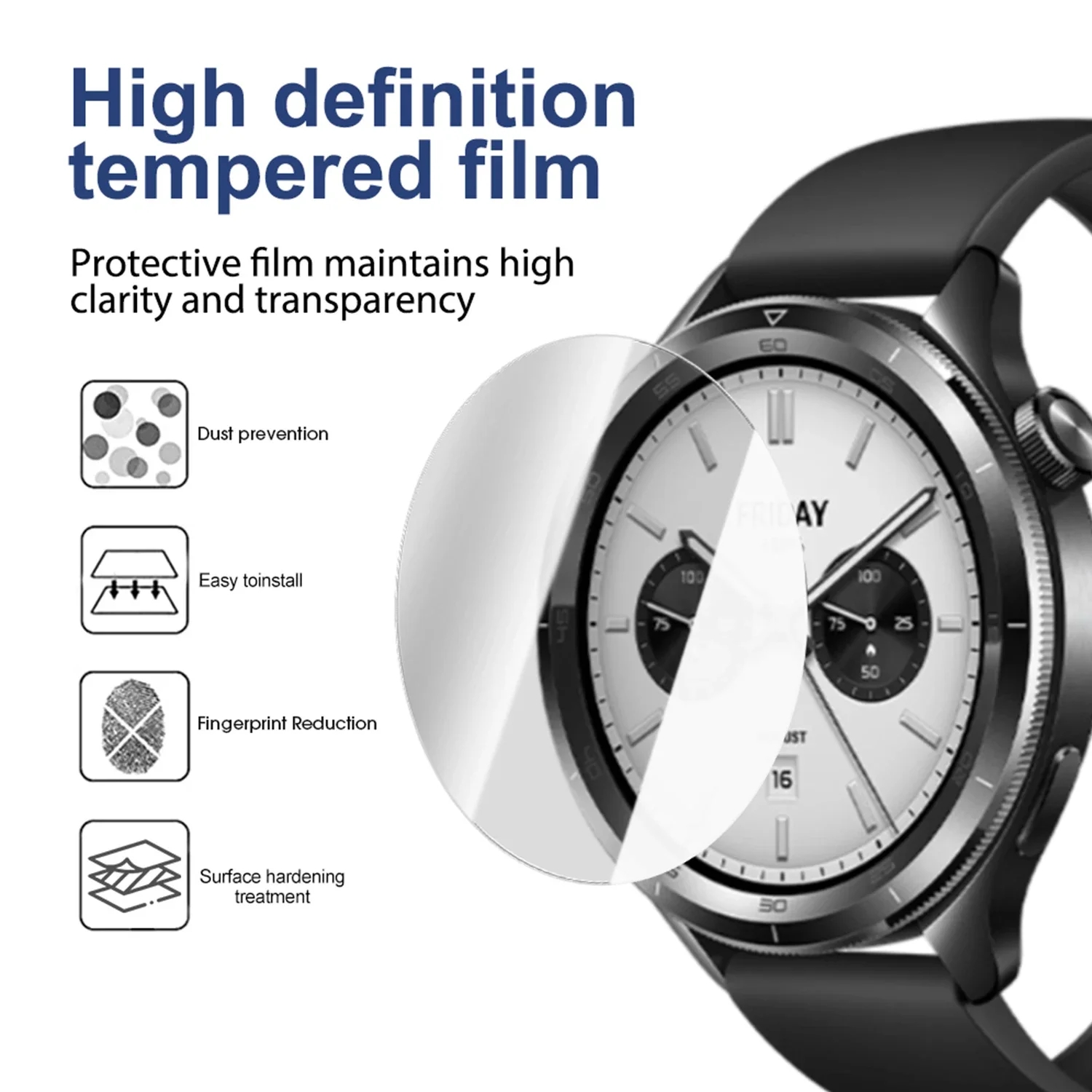 2PCS Tempered Glass For Xiaomi - đánh giá và giá Xiaomi Smartwatch S4 Accessories