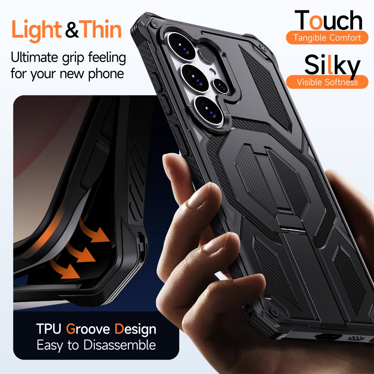 Phone Case for Samsung Galaxy  - đánh giá và giá Magnetic Charging Stand