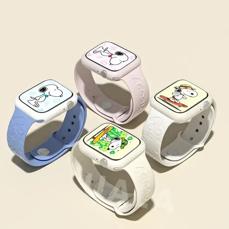 Snoopy iwatch8 watch with appl - đánh giá và giá Apple Smartwatch Accessories