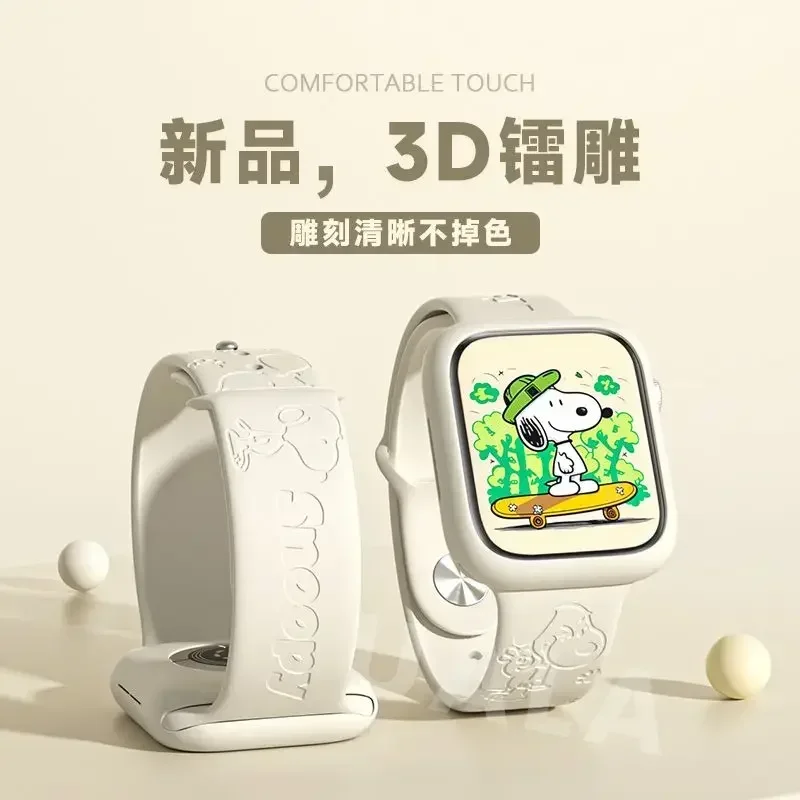 Snoopy iwatch8 watch with appl - đánh giá và giá Apple Smartwatch Accessories