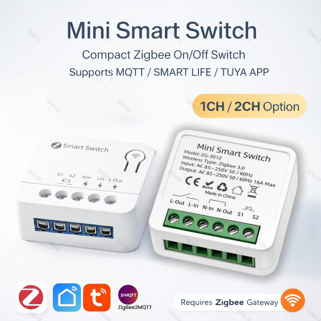 Zigbee TUYA 1/2Gang Mini Smart - đánh giá và giá Smart Accessories