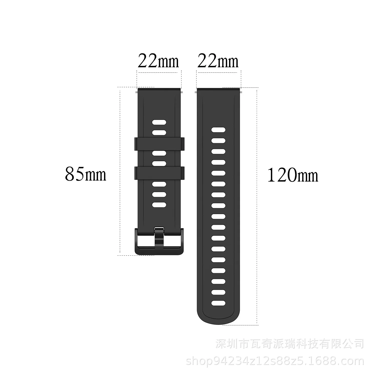 22mm Silicone Strap for Xiaomi - đánh giá và giá Xiaomi Smartwatch S4 Accessories
