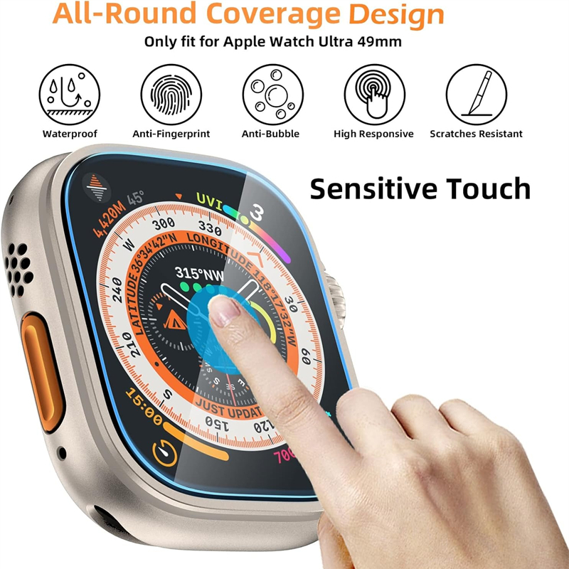 Tempered Glass For Apple Watch - đánh giá và giá Watch Face Protector