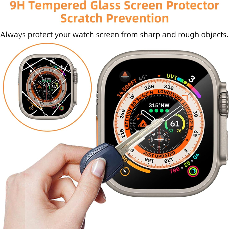 Tempered Glass For Apple Watch - đánh giá và giá Watch Face Protector