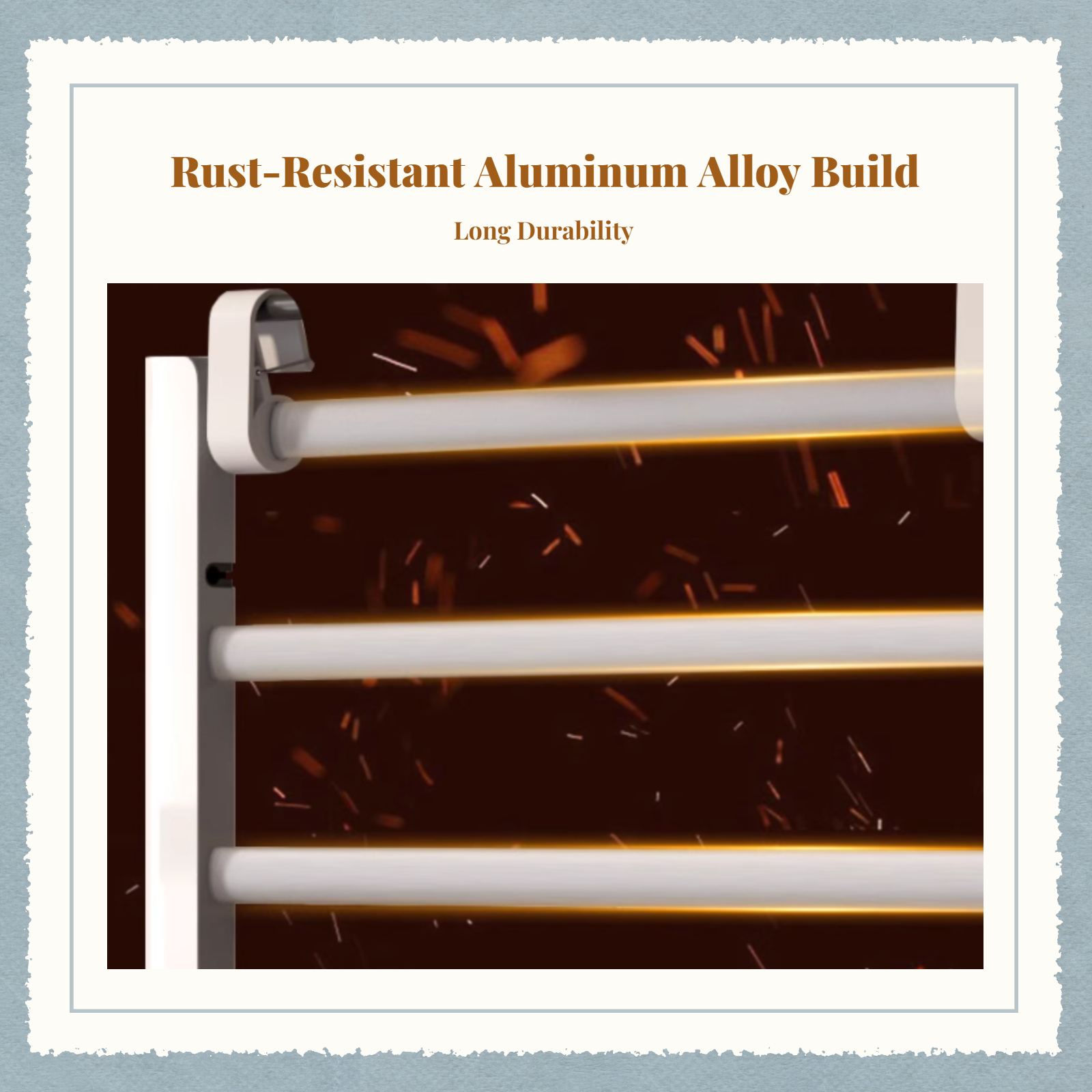 Electric Towel Warmer Aluminum - đánh giá và giá Smart Accessories