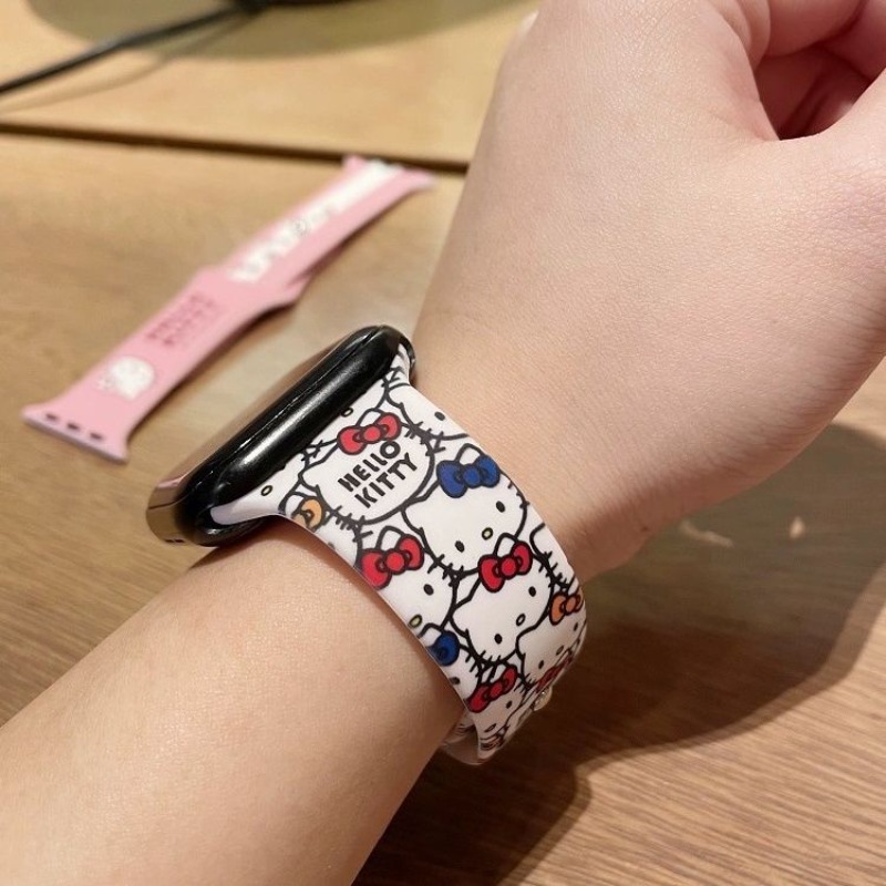 Anime Sanrio Cute Hello Kitty  - đánh giá và giá Silicone Band Replacement