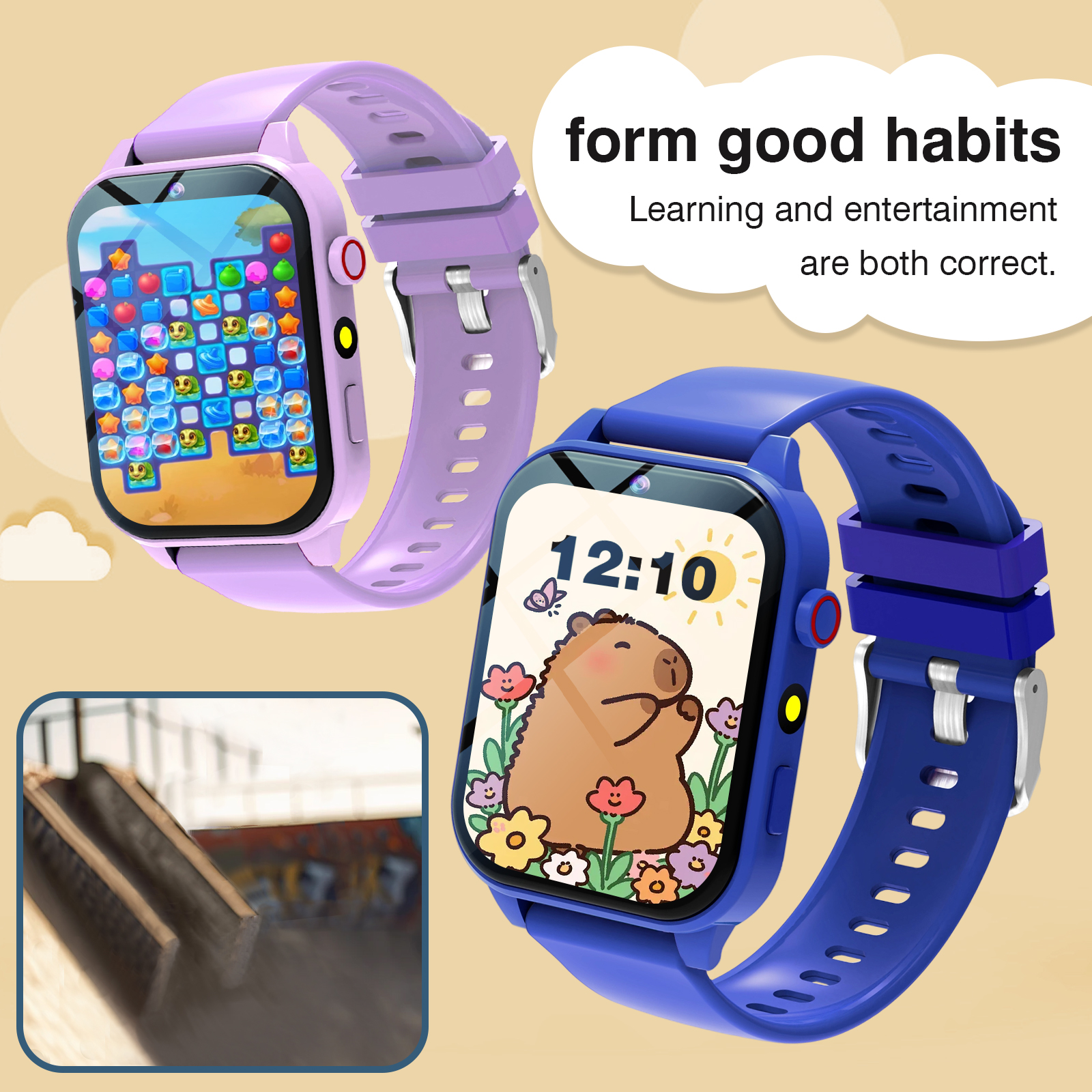 Kids′s Smart Watch 18 Games Ca - đánh giá và giá Smartwatch Touch