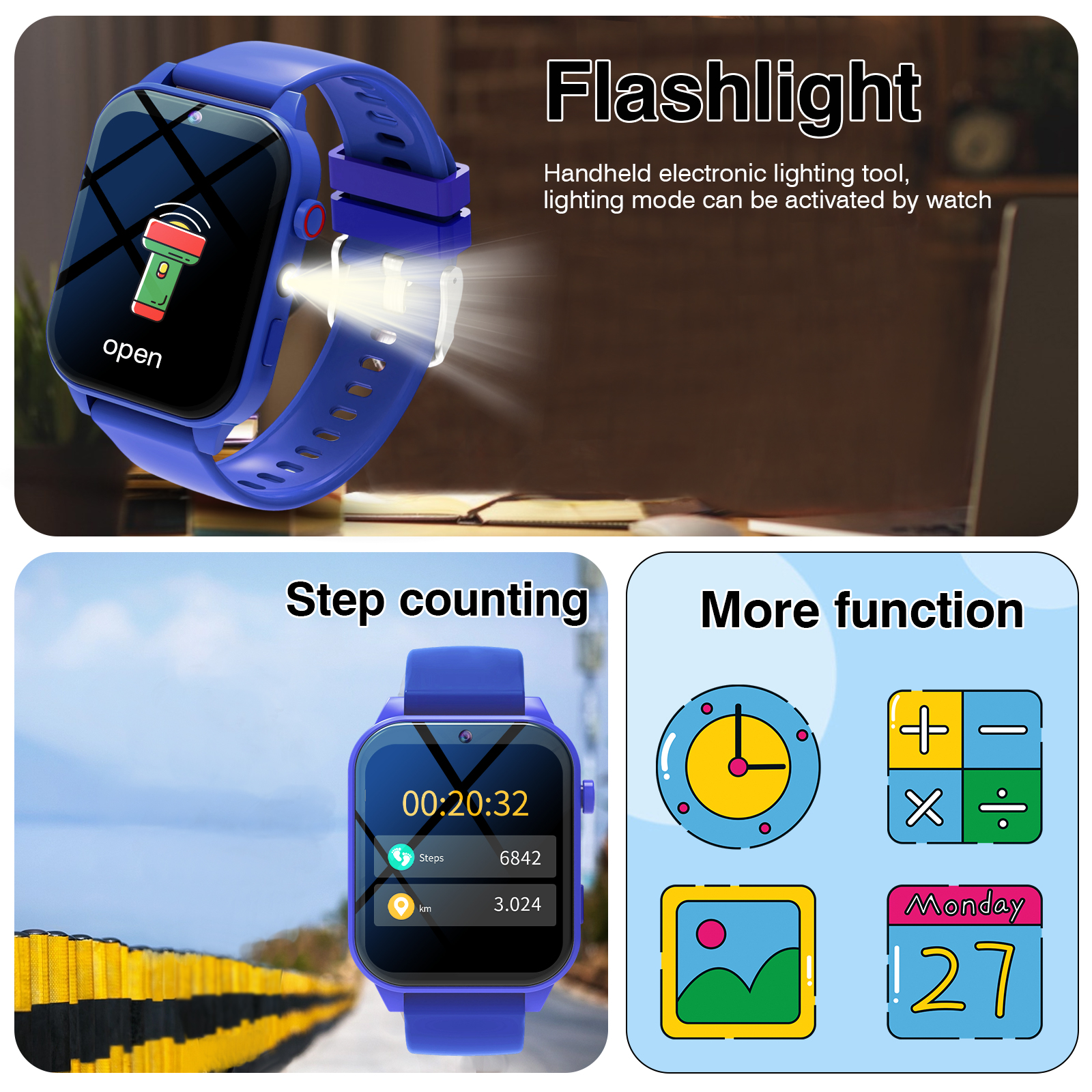 Kids′s Smart Watch 18 Games Ca - đánh giá và giá Smartwatch Touch