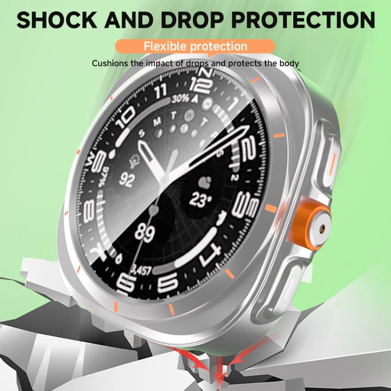 Change to Ultra Glasss + Case  - đánh giá và giá Samsung Smartwatch Accessories
