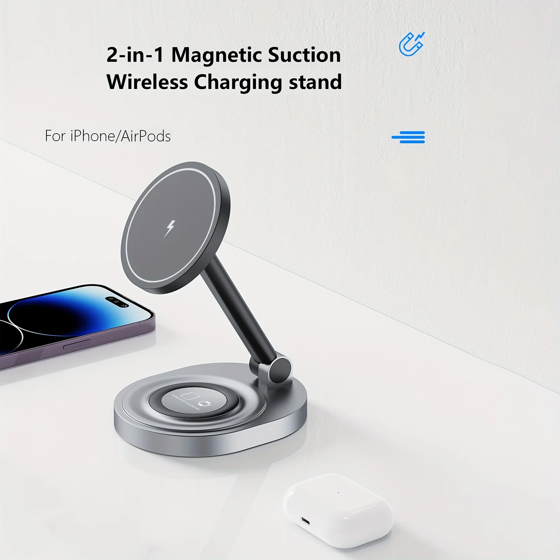 2 In 1 Magnetic Wireless Charg - đánh giá và giá Watch Charging Dock