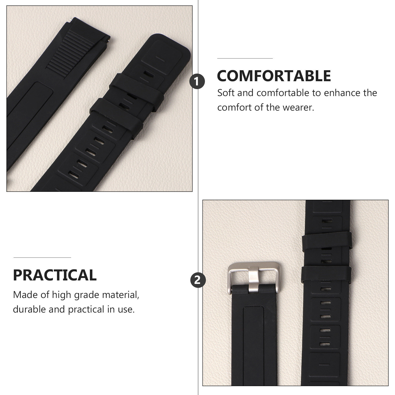8Pcs 12Mm Silicone Watch Band  - đánh giá và giá Silicone Band Replacement