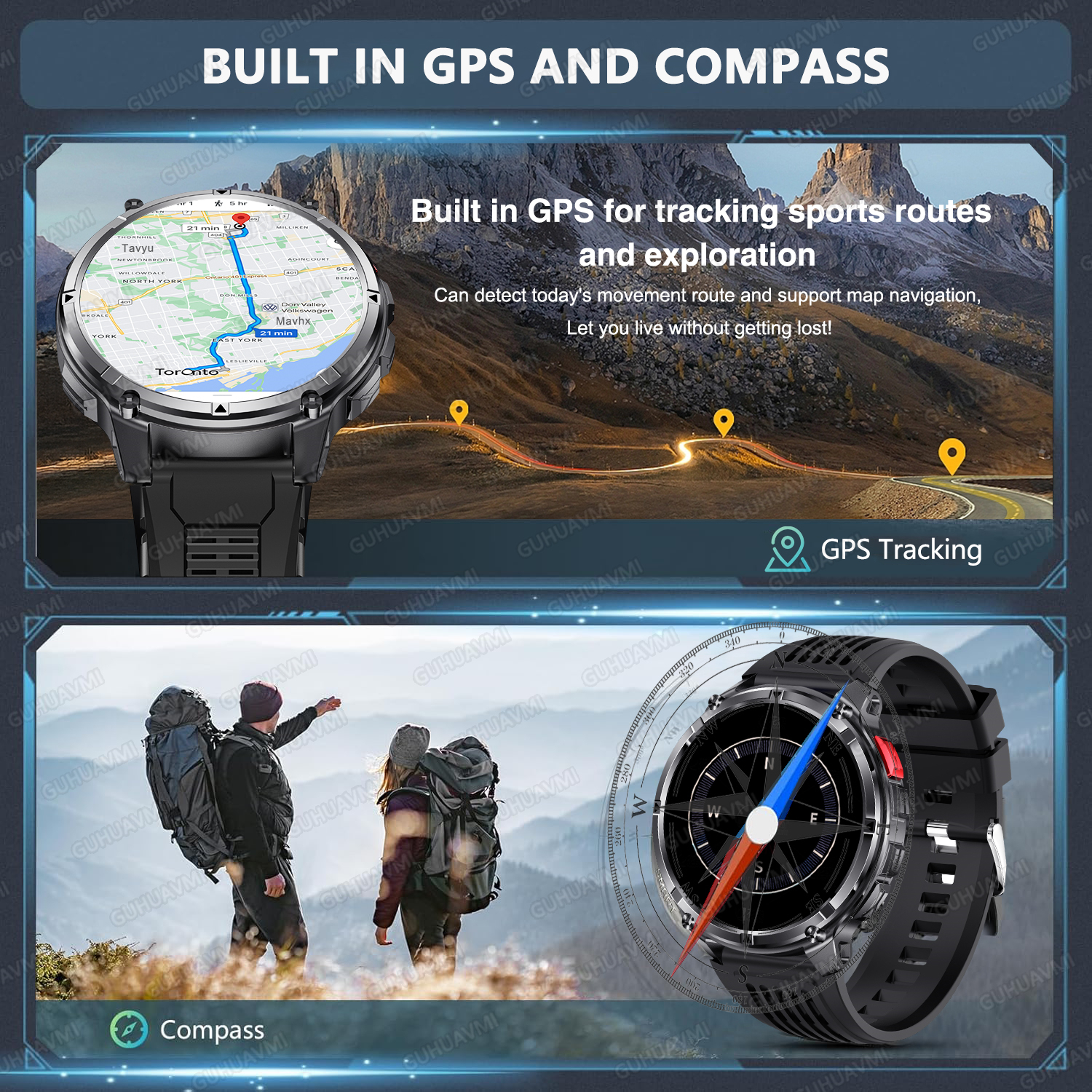 New 1100mAh Ultra Big Battery  - đánh giá và giá Smartwatch Touch