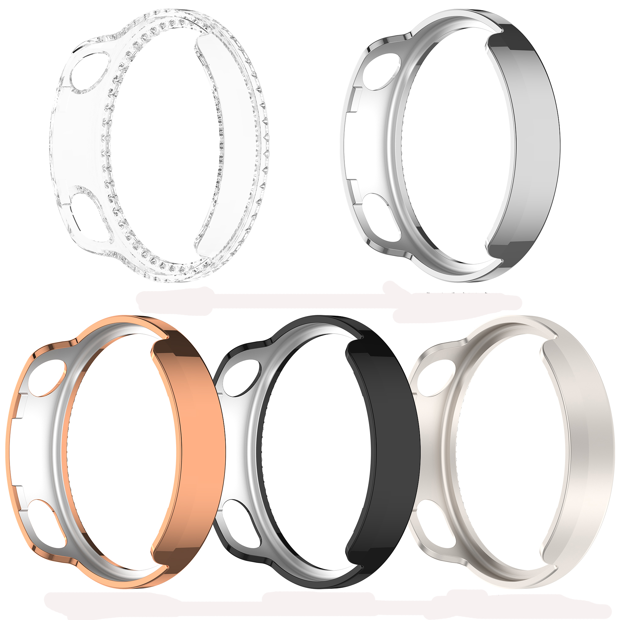 Single Row Dril Hollow Case Fo - đánh giá và giá Xiaomi Smartwatch Accessories