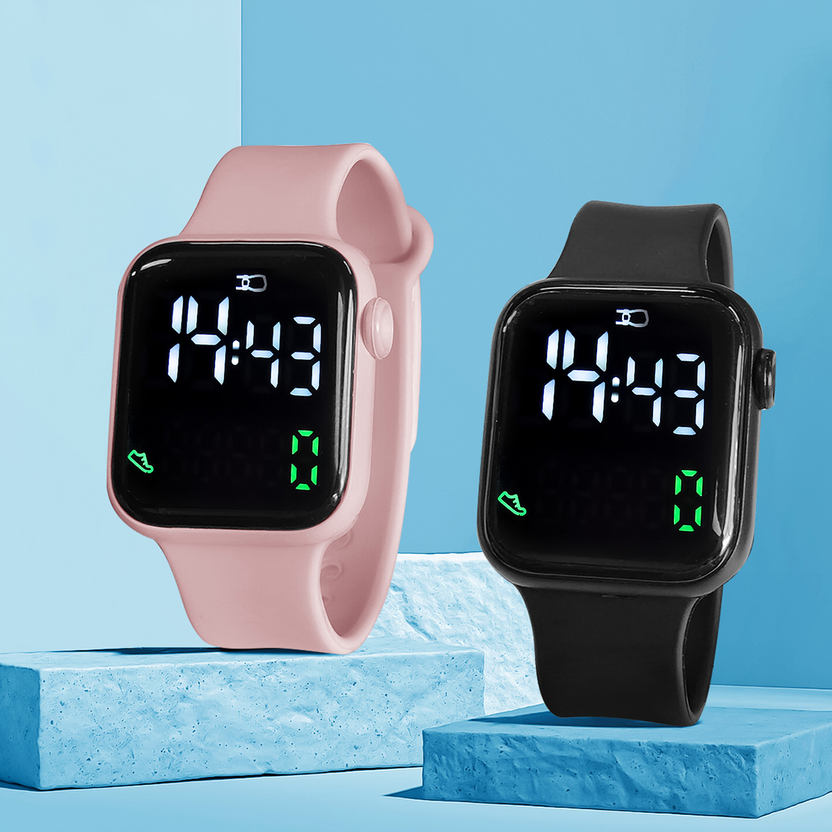 New 2PCS Student Minimalist Sm - đánh giá và giá Smartwatch Touch