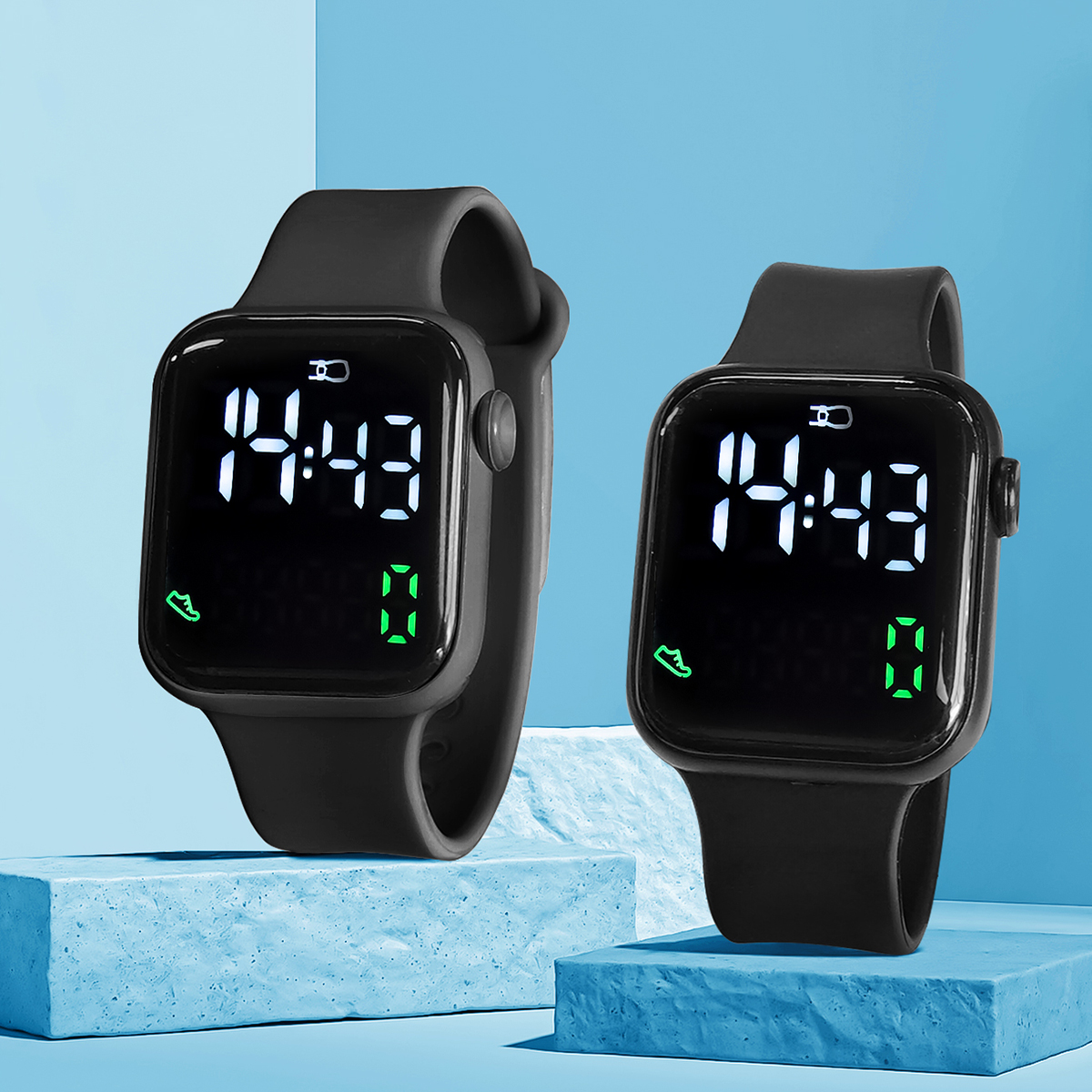 New 2PCS Student Minimalist Sm - đánh giá và giá Smartwatch Touch