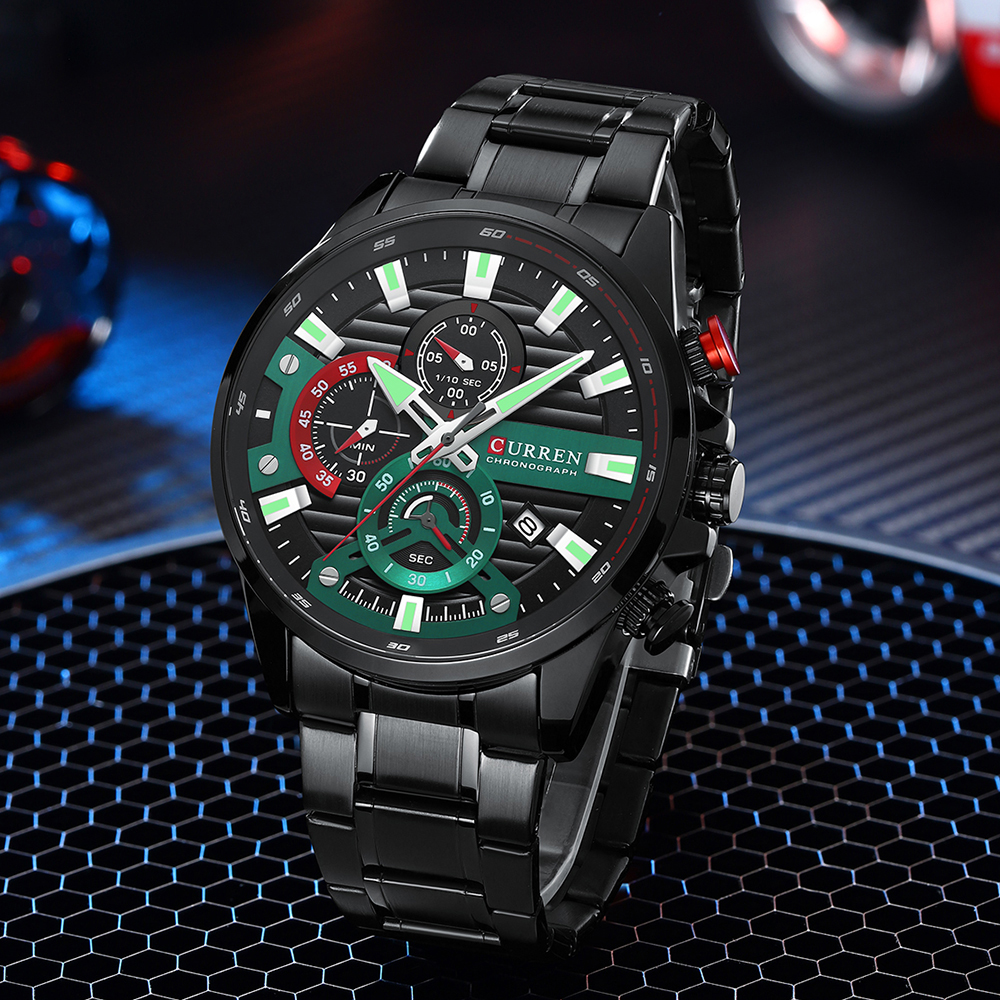 CURREN New Blue Multi Function - đánh giá và giá Smartwatch Guess