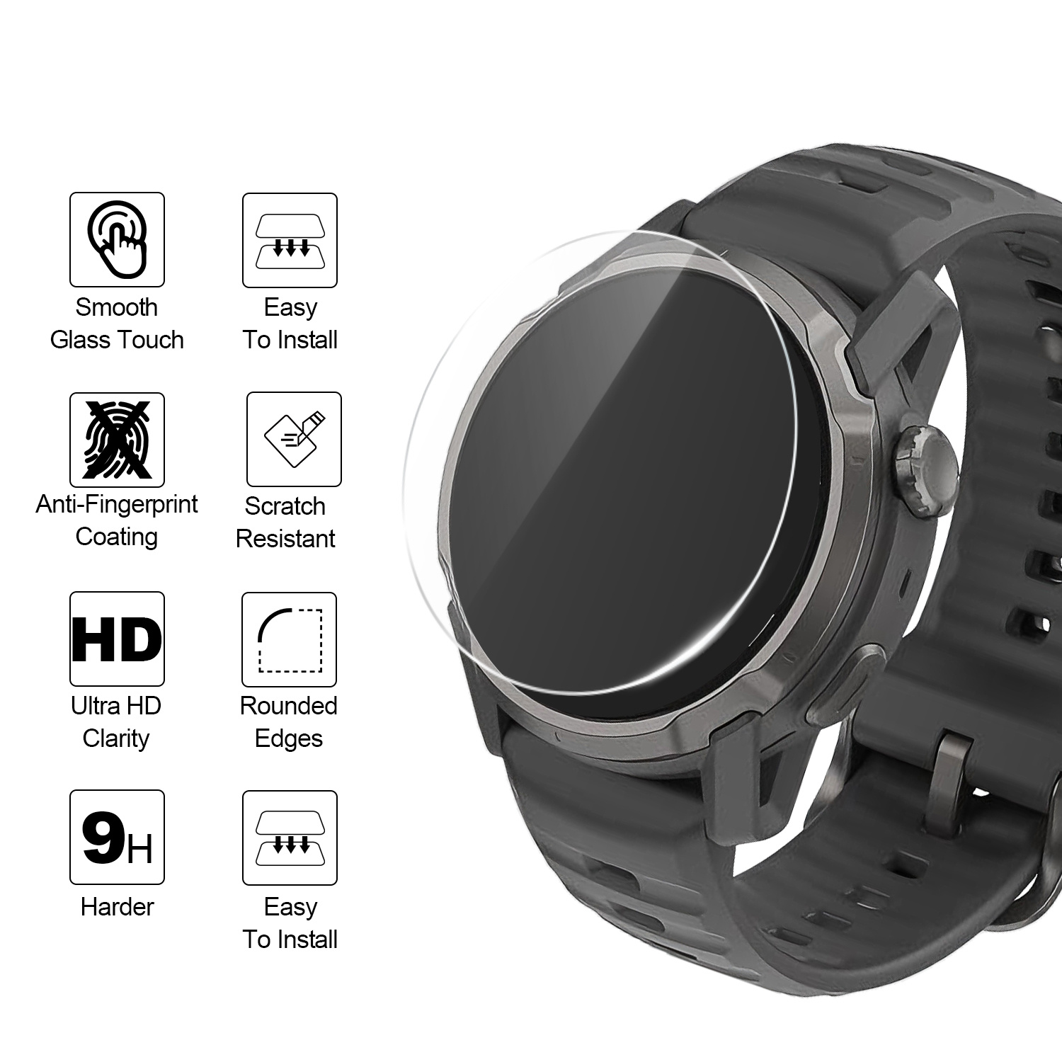 2Pcs Watch Protectors for Coro - đánh giá và giá Watch Face Protector