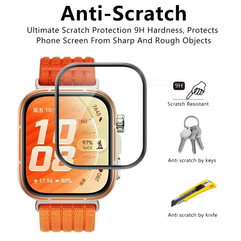 Soft Tempered Glass for Huawei - đánh giá và giá Watch Face Protector