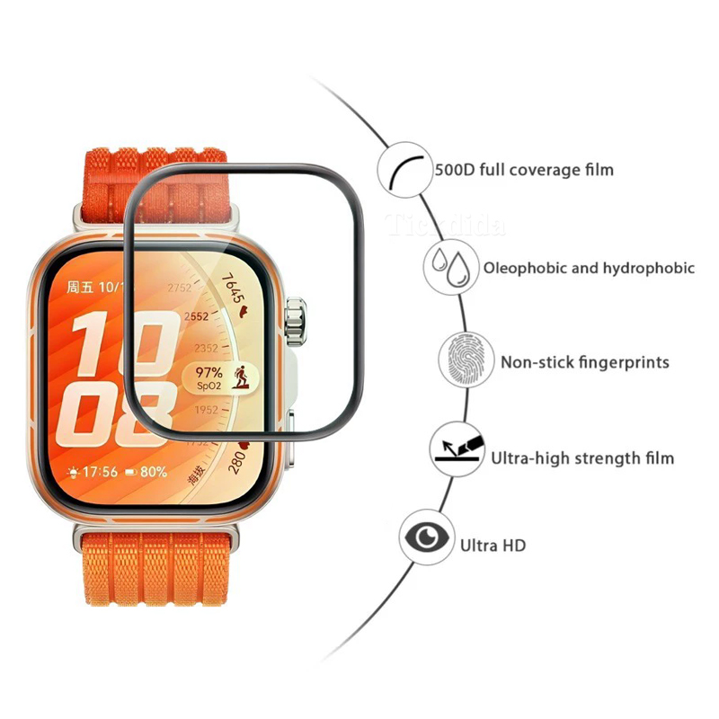 Soft Tempered Glass for Huawei - đánh giá và giá Watch Face Protector
