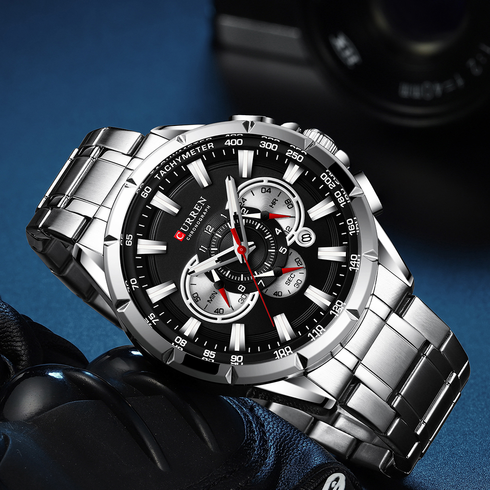 CURREN New Casual Sport Chrono - đánh giá và giá Smartwatch Guess